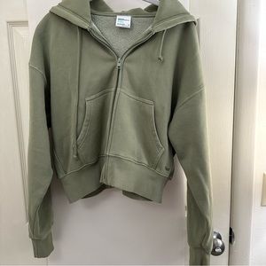 TNA cozy fleece boyfriend hoodie - cropped